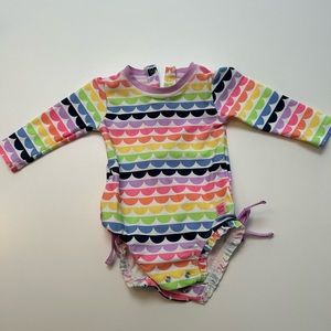 Ruffle Butts baby girls swimsuit 6-12 months